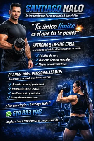 Clases de entrenamiento personalizadas Contactame