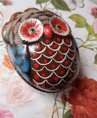 AÑOS 80 PINTADO A MANO CAJA COLECCIÓN ANTIGUA