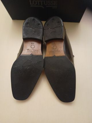 Zapatos de piel Lottusse Marrón Talla 10½ = 45,5