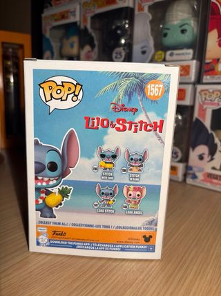 Funko Pop Luau Stitch 1567 Flocked Disney