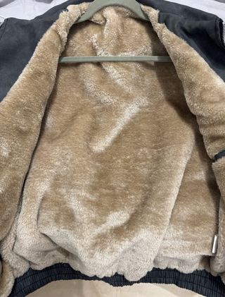 Chaqueta oversize gris nueva