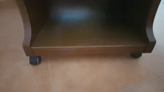 Mueble TV madera y cristal