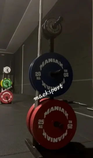 Soporte para discos olímpicos