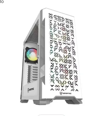 Torre Gaming Nfortec Nekkar Blanca ATX RGB
