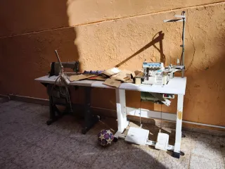 Máquina de coser industrial textil