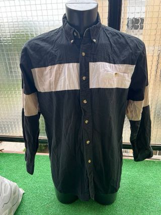 Camisa Wrangler Negra y Blanca Talla L