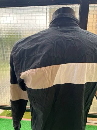 Camisa Wrangler Negra y Blanca Talla L