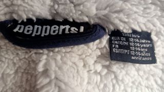 Sudadera infantil azul con forro polar