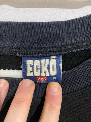 Sudadera Ecko Unltd Negra con Logo