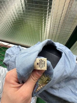 Camisa Hawaiana Vintage Azul