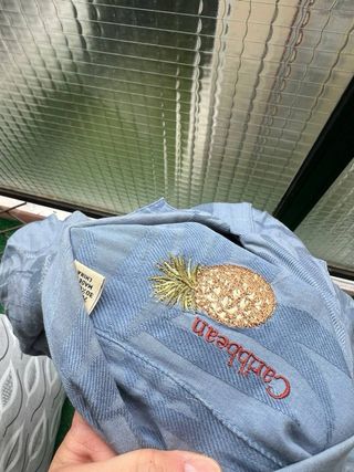 Camisa Hawaiana Vintage Azul