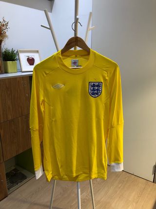 Camiseta Portero Inglaterra 2010-11 Umbro Amarilla