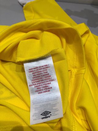 Camiseta Portero Inglaterra 2010-11 Umbro Amarilla