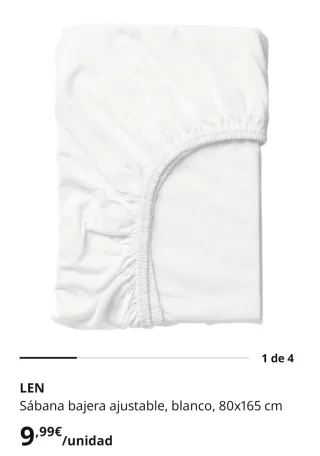 Cama infantil SNIGLAR 70x160 haya