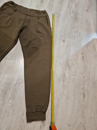 Pantaloni tuta felpati marroni