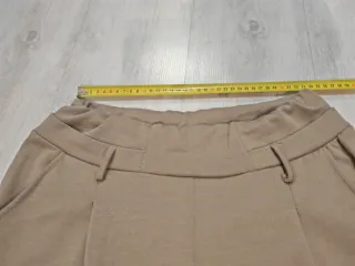 Pantaloni tuta felpati marroni