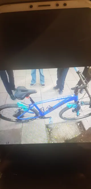 Bicicleta Montaña azul