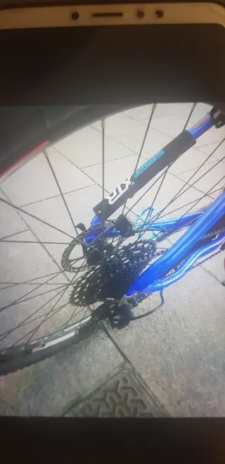 Bicicleta Montaña azul