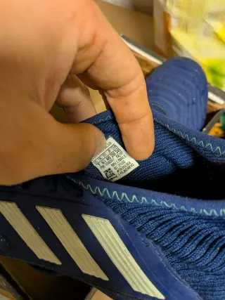 Scarpe da calcio Adidas per bambina blu/verde