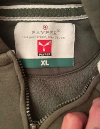 Felpa Payper verde uomo taglia XL