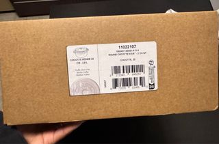 Cocotte Staub 22 cm blanco trufa