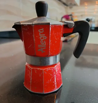 Caffettiera Allegra Rossa