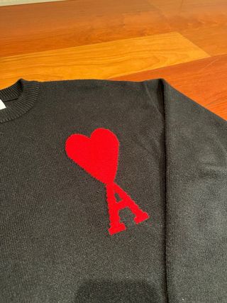 Jersey Ami Paris Corazón Rojo