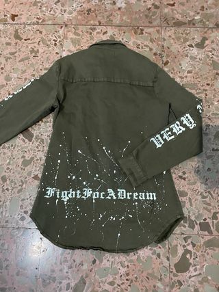 Giacca uomo verde militare