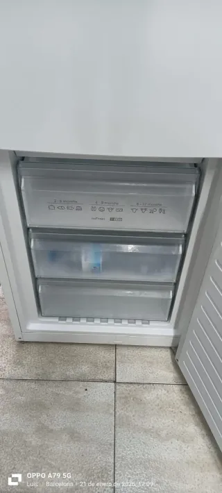 NEVERA COMBI SIEMENS NO FROST ENERGÍA A+
