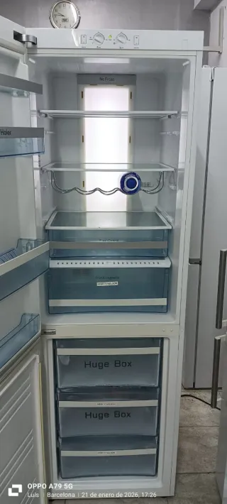 NEVERA COMBI HAIER NO FROST ENERGÍA A+