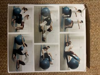 Pack 3 Fitballs Decathlon Talla M, sin estrenar