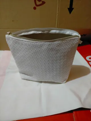 Lote 3 borse: denim, beige, grigio