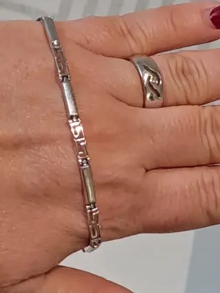 PULSERA ORO blanco 18k 5,31g ÚLTIMO PRECIO!