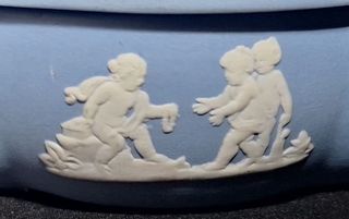 Joyero Wedgwood Jasperware Azul