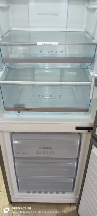 Nevera Combi Bosch Acero Inoxidable