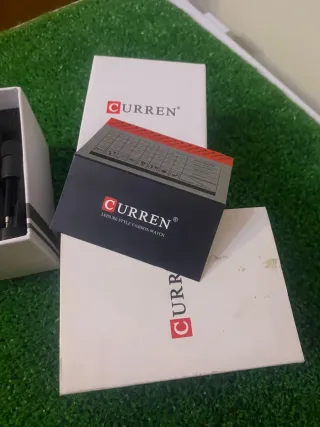 Reloj CURREN plateado y azul