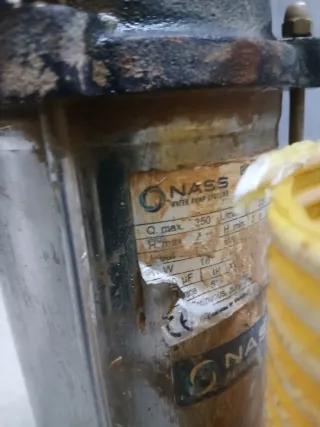 Bomba de aguas residuales sumergible