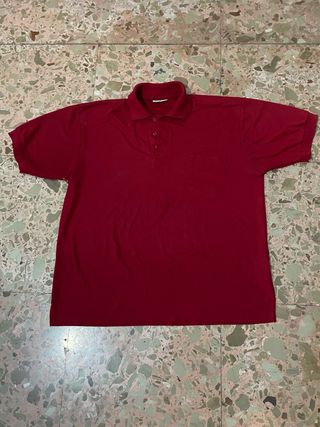 Maglietta polo uomo rossa