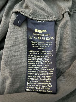 Maglietta Blauer Uomo Verde Oliva