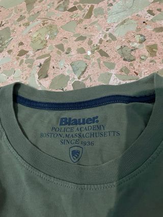 Maglietta Blauer Uomo Verde Oliva