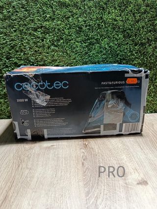 Cecotec Plancha Ropa de Vapor Fast&Furious 5055 Pro. 3100 W, Suela de Cerámica, Deslizamiento TurboSlide