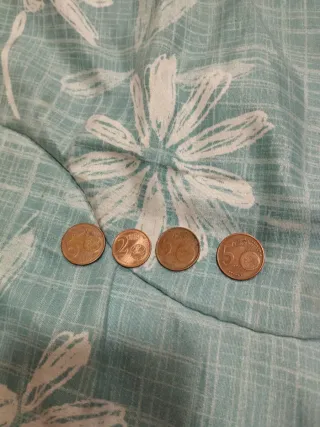 Monedas 5 y 2 céntimos