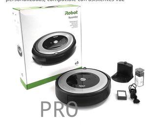 iRobot Roomba e5154 Wifi, Robot aspirador óptimo para mascotas, aspiración alta potencia, 2 cepillos goma, alfombras y suelos, Dirt Detect,