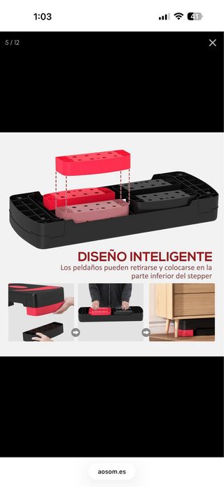 Step Aeróbic Fitness Antideslizante