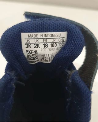 Zapatillas Adidas bebé azul