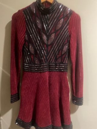 Vestido Holy Preppy Rojo y Negro