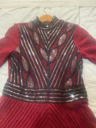 Vestido Holy Preppy Rojo y Negro