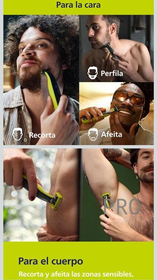 Philips OneBlade 360 Auténtico Barbero, afeitadora y recortadora  QP2834/31