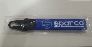 Cinta de remolque Sparco azul