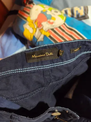 Pantalón Massimo Dutti Azul